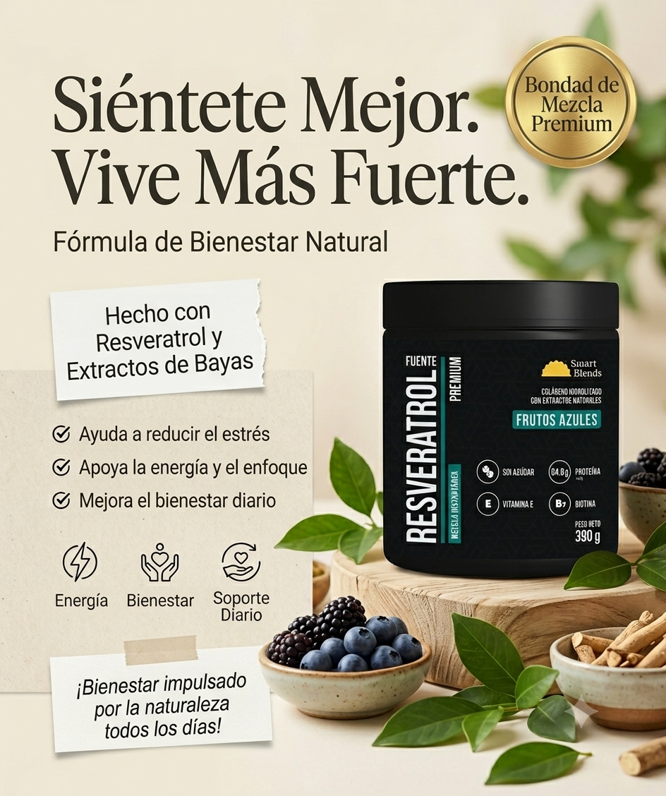 Resveratrol Premium (Frutos Azules)
