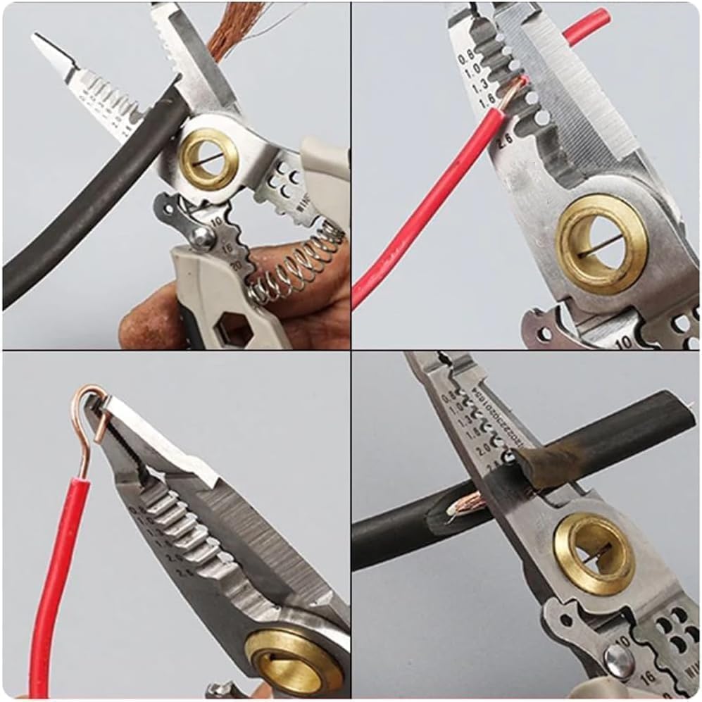 Kit Eléctrico Todo-en-Uno: Alicate 7-en-1 Profesional