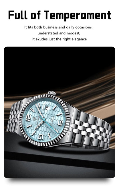 Reloj Poedagar para Caballero - Acero Inoxidable | Lujo & Negocios