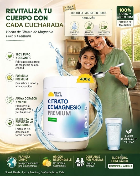 Citrato de Magnesio Premium  (400g)