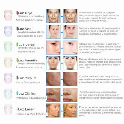 LumiGlow Mask - Terapia de Luz Rejuvenecedora