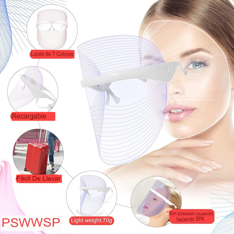 LumiGlow Mask - Terapia de Luz Rejuvenecedora