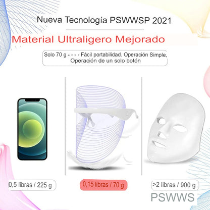LumiGlow Mask - Terapia de Luz Rejuvenecedora