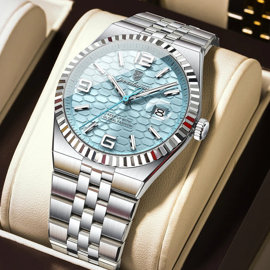 Reloj Poedagar para Caballero - Acero Inoxidable | Lujo & Negocios